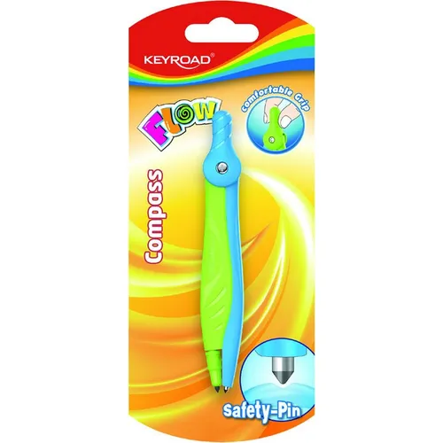 Keyroad Flow kunststoffkompasse, blister, farbmischung (45650339)