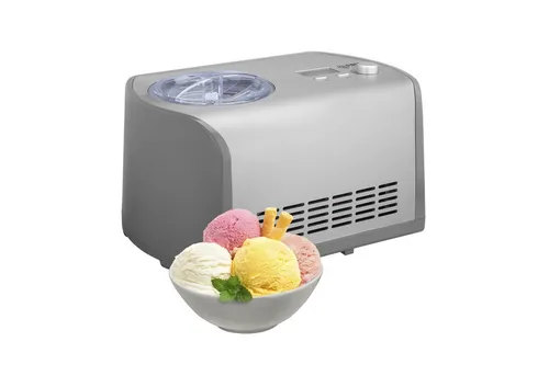 TZS FIRST AUSTRIA Eismaschine Ice Cream Maker - Eismaschine mit selbstkühlendem Kompressor, 1,2L Edelstahl-Eisbehälter für hausgemachte Eiscreme in kürzester Zeit.