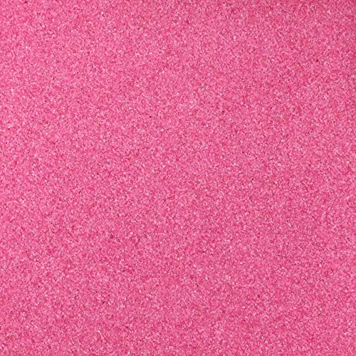 Farbsand, Dekosand farbig ca 0,5 mm. 1 KG in rosa PINK -13