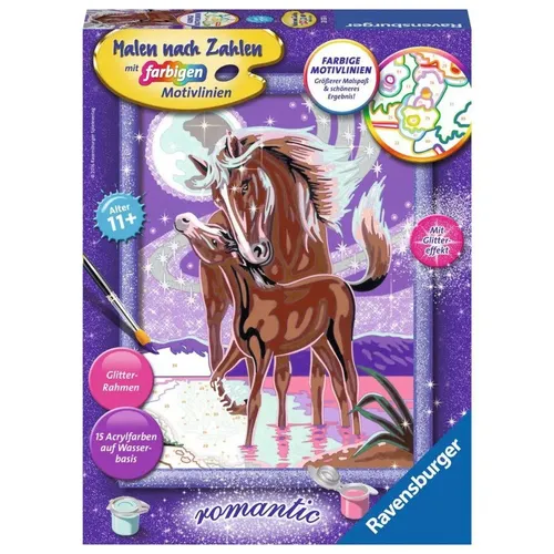 Ravensburger CreArt, Malen nach Zahlen - Pferdegeflüster