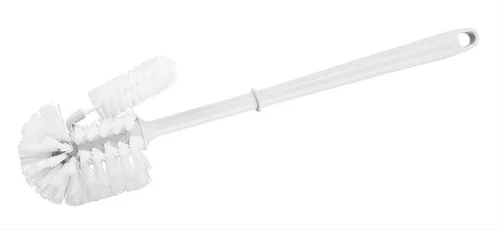 Ersatzbürste mit Stiel und Randreiniger weiß