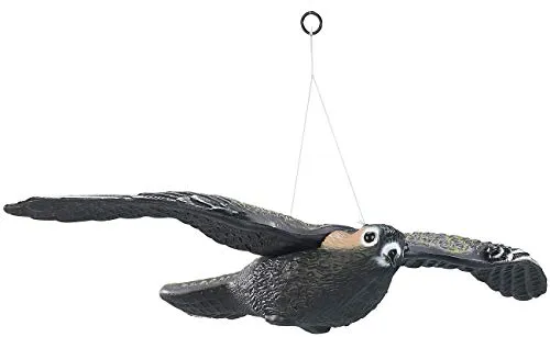 Royal Gardineer Taubenschreck Falke: Vogelschreck Falke zum Aufhängen, 54 cm Flügel-Spannweite (Raubvogel Attrappe gegen Tauben, Sperber Attrappe, Vogelscheuche)