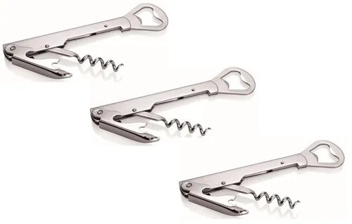 Korkenzieher mit Kapselheber Set Flaschenöffner Kellnermesser Kellnerbesteck