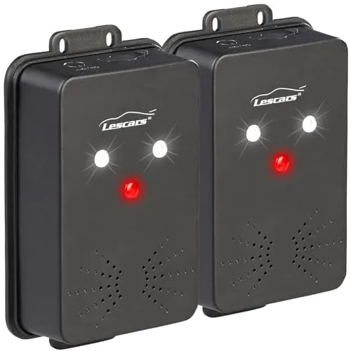 Lescars Rattenabwehr: 2er-Set Mobile 3in1-Hochfrequenz-Marder-Abwehrgeräte, 12-24 kHz, 80 dB (Mobiler Marderschreck, Marder-Abschreckung, Zigarettenanzünder)