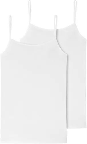 Schiesser Damen 2 Pack Spaghetti Top Unterhemd - Bio Baumwolle - Unterhemden & BH-Hemden für Damen, aus 95% Bio Baumwolle für höchsten Tragekomfort und Nachhaltigkeit