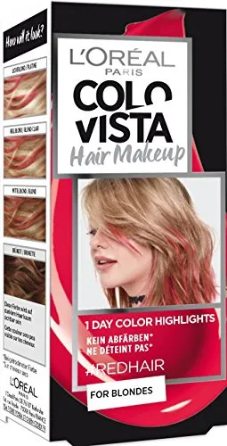 Produktbild L'OrÃal Paris L'Oréal Paris Colovista Hair Makeup 1-Day-Color-Highlights 10 redhair