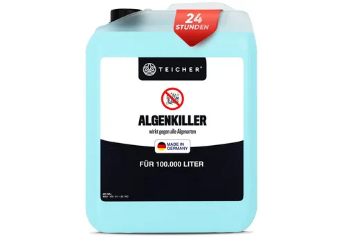 Teicher Algenbekämpfung Gegen Schwebe- & Blaualgen & Grünes Wasser im Teich, Effektiver Algenvernichter