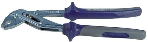PROMAT  Wasserpumpenzange  Länge 250 mm Spannweite 6-44 mm verchromt Mehrkompone