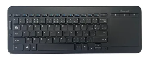 Microsoft All-in-One Media Tastatur mit Touchpad QWERTZ/QWERTY