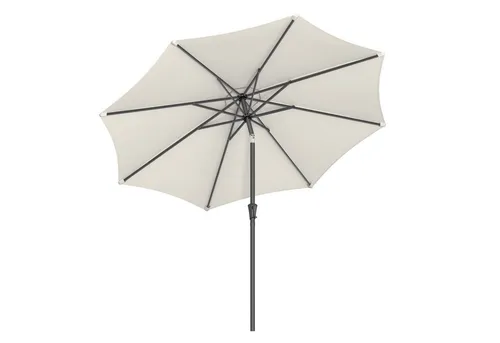SONGMICS Sonnenschirm 290cm, UPF 50+, mit Kurbel - Sonnenschirm für Garten und Balkon, knickbar um 30° mit UV-Schutz bis UPF 50+. Ideal für 4-6 Personen, sorgt für angenehmen Schatten.