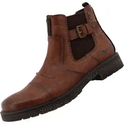 Mustang Herren Tex-Stiefel Braun - Winterfest - Wanderschuhe mit Funktionsmembran für extreme Witterungsbedingungen. Hochwertiges Kunstleder und weiches Kunstfellfutter sorgen für warme Füße und hohen Tragekomfort.