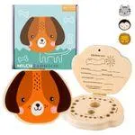 Kinder Zahnbox mit Tiermotiven Zahndose für Milchzähne Zahnfee