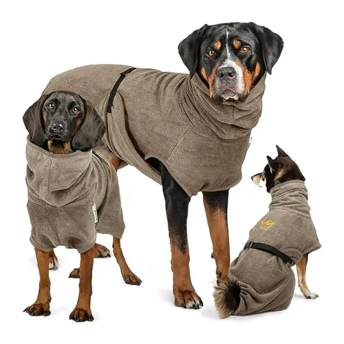 Produktbild Rudelkönig Hundebademantel aus 100% Baumwolle