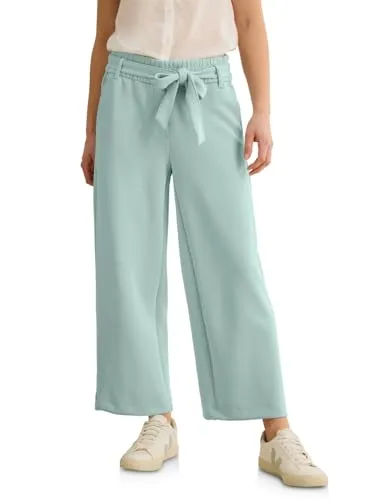 Cecil Wide Leg Hose in grün von CECIL