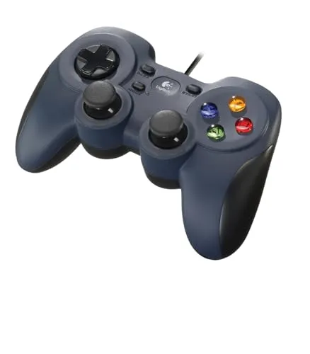 Logitech F310 Gamepad - Kabelgebundenes Controller für PC - Gamepad für PC mit konsolenartigem Layout, komfortablen Griffflächen und 1,8 m Kabel für uneingeschränkte Bewegungsfreiheit.