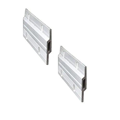 mm Große Bilderaufhänger, Hardware-Kit aus Aluminium, Z-Clips, Strapazierfähige Bilder- und Spiegelaufhänger, Z-Stange, Ineinandergreifende Wandmontage, Fotorahmen-Hakenhalterung (100mm, 2 Paar) 100