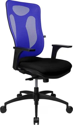 Topstar Bürostuhl Net Pro 100, NN10S T208, schwarz/blau von Topstar