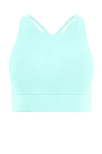 Functional Comfort Sport-BH SB103C - Funktionsunterwäsche mit ausgefallener Rücken-Applikation und herausnehmbaren Pads. Ideal für Yoga, Pilates und Fitness, bietet zuverlässigen Halt und Temperaturregulierung.