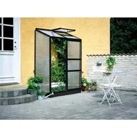 Halls Gewächshaus Altan 2 Schwarz 0,9 m² von Halls