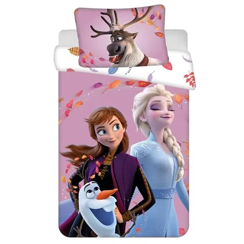 Disney Frozen Baumwoll Bettwäsche für Kinderbetten