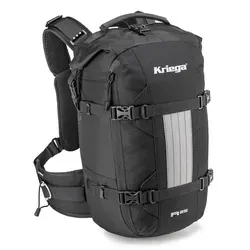 Kriega R25 Mod. 2024 - Wasserdichter Rucksack für Motorradfahrer - 25 l - Rucksäcke für anspruchsvolle Pendler: 100% wasserdichtes Hauptfach mit Rolltop-Verschluss und innovativem QuadlocTM-Gurtdesign für optimalen Fahrkomfort.
