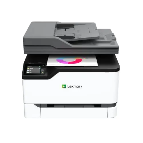 Lexmark MC3326i Multifunktionsdrucker - Farb-Laserdrucker für A4 mit bis zu 24 Seiten/Min. Ideal für Büros, bietet Kopieren, Scannen und Faxen in einem kompakten Gerät.