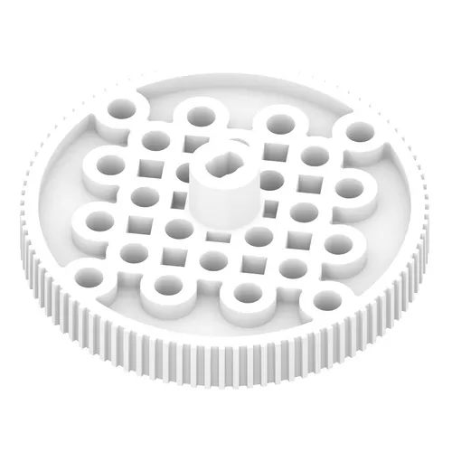 Makeblock Zahnriemenscheibe mit Bund, 90 Zähne, Kunststoff, 4,1 mm Bohrung, Antriebskomponente, 4er-