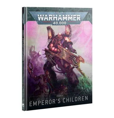 Warhammer 40.000 Emperor's Children Codex Englisch - Bücher für Tabletop-Spiele, umfassende Regeln und Hintergrundgeschichten für die Emperor's Children Fraktion im Warhammer 40.000 Universum.