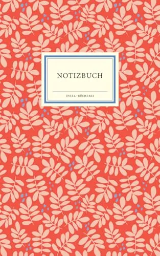 Notizbuch Insel-Bücherei »Roter Blätterzauber«: Hardcover, A5, Blanko, 96 Seiten | Das perfekte Geschenkbuch zum Schreiben, Notieren, Skizzieren und Zeichnen | Großformatige Sonderausgabe