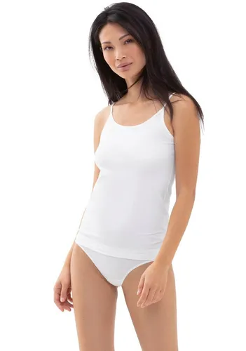 Mey Spaghettitop Cotton Pure tiefer Rundhals, atmungsaktiv, Baumwollmischung, Single Jersey