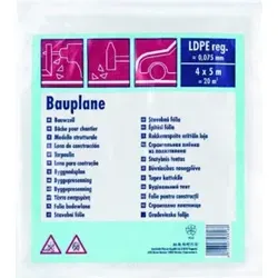 C CIRET Abdeckpl. schwer 75 my 20 qm = 4 x 5 m schwarz