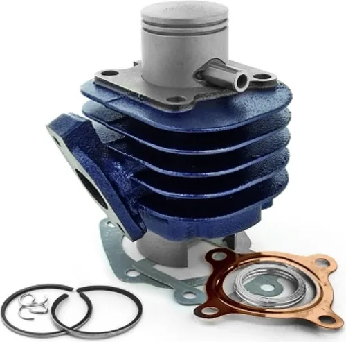 Zylinder Kit komplett Carenzi Sport 50ccm Grauguss - Minarelli liegend luftgekühlt, 10mm Kolbenbolzen