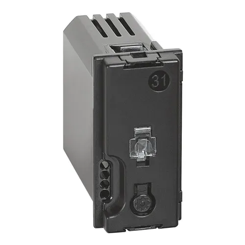 Bticino K4531C - Living Now Form für Auslauf Connessa - Steckdosen & Zubehör, hochwertige Verarbeitung und hohe Leistung von bis zu 3800W, ideal für moderne Wohnräume.