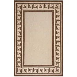 Novel Outdoorteppich, Braun & Creme, rechteckig 80x150 cm - Der stilvolle Novel Outdoorteppich (B x L: 80 x 150 cm) in Braun und Creme ist wasserabweisend, schmutzabweisend und ideal für den Innen- und Außenbereich. Pflegeleicht und strapazierfähig – perfekter Akzent für jeden Raum!