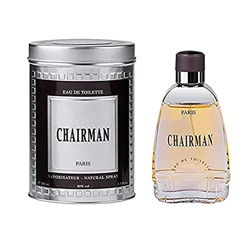 Yves de Sistelle CHAIRMAN Eau de Toilette Spray 100 ml - Damenduft mit einer eleganten Mischung aus kandierten Äpfeln, Lavendel und süßem Amber, ideal für selbstbewusste Frauen.