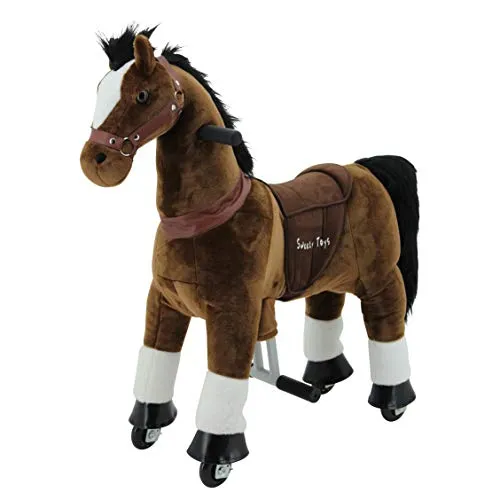 Sweety Toys 7271 Reittier Pferd Chocolate auf Rollen von Sweety Toys