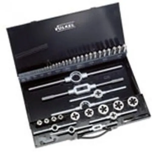 P.V. 2 - Völkel Gewindeschneidwerkzeugsatz M 3-20 - Präziser Gewindeschneidwerkzeugsatz für M 3-20, hergestellt in Deutschland und ideal für professionelle Anwendungen.