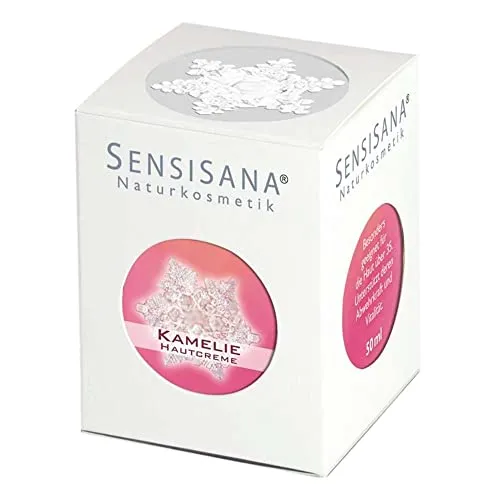 Sensisana Kamelie Hautcreme 50ml - Tagespflege für trockene, sensible Haut. Mit Avocadoöl für intensive Feuchtigkeit und Vitalität, ideal für Haut über 35.