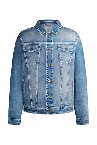 Camp David Herren Jeansjacke Vintage Blue, L in blau von CAMP DAVID