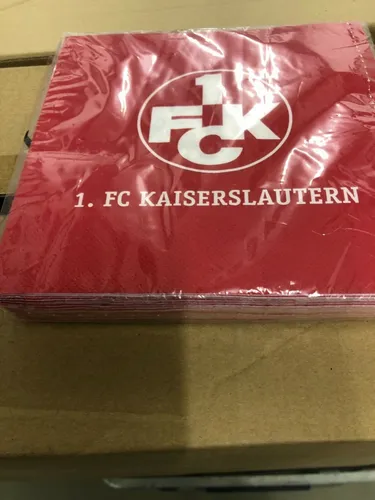 Servietten FC Kaiserslautern 20 x 33x33 Neu Top Artikel