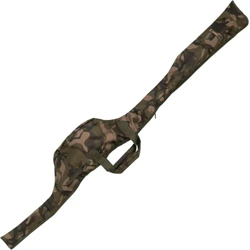Fox Camolite 10ft Single Rod Sleeve - Praktische Rutentasche für Karpfenruten - Angelrutentasche für eine Karpfenrute mit montierter Rolle, geformt für große Pit-Rollen und 50mm Startringe, ideal für Angler, die Wert auf Funktionalität und Design legen.