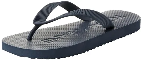 Tommy Jeans Damen Flip Flops Logo Zehentrenner, Blau (Dark Night Navy), 36 - Sandalen mit stilvollem Design und weichem Fußbett, ideal für Strandurlaub oder Alltag. Hochwertige Materialien und optimale Passform für jeden Sommer-Look.
