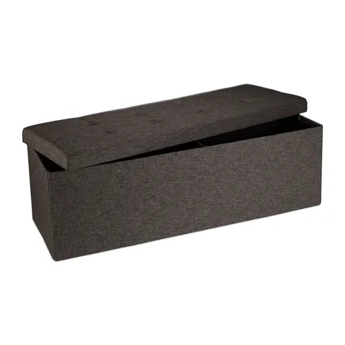 Faltbare Sitzbank - Faltwürfel Sitzhocker mit Stauraum - Hocker & Barhocker, modern und robust, ideal für zusätzlichen Stauraum und Sitzplätze in jedem Raum.