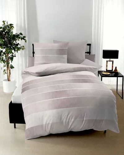 Kaeppel Mako-Satin Bettwäsche Timeless Rose - Bettwäsche-Set aus 100% Baumwolle mit praktischem Reißverschluss, ideal für perfekten Schlafkomfort und pflegeleicht waschbar bis 60°C.
