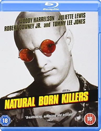 Natural Born Killers (Blu-ray) (1994) [UK Import] - Kultfilm von Oliver Stone, ungeschnittene UK-Importversion für echte Sammler und Filmfans