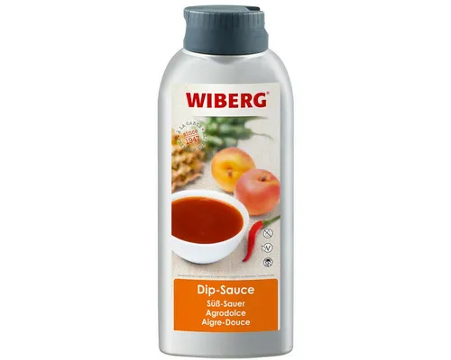 WIBERG Saucen, Wiberg Dip Sauce Süß Sauer Squeeze Flasche vegan laktosefrei 800g