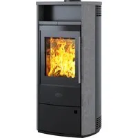 Kaminofen Firefix Dublin Naturstein grau 6 kW - Kaminöfen, eleganter Natursteinofen mit 6 kW Heizleistung, ideal für behagliche Wärme und modernes Design in Ihrem Wohnraum.