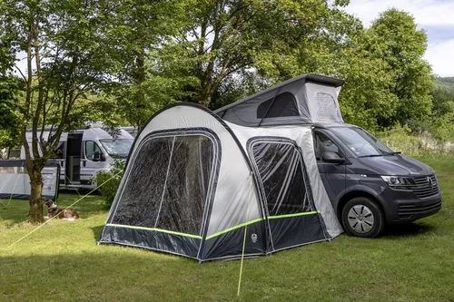 Sonnensegel mit Front- und Seitenwänden 320x240cm Busvorzelt Campingbus Vorzelt