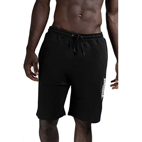 Lonsdale Herren Fringford Shorts, Schwarz, XXL EU
