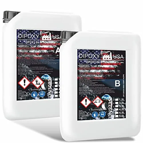 Epoxidharz-1zu1-Diamond -MAX-UV-glasklar-Gießharz-2K-Harz+Härter-0,1-10cm 1L